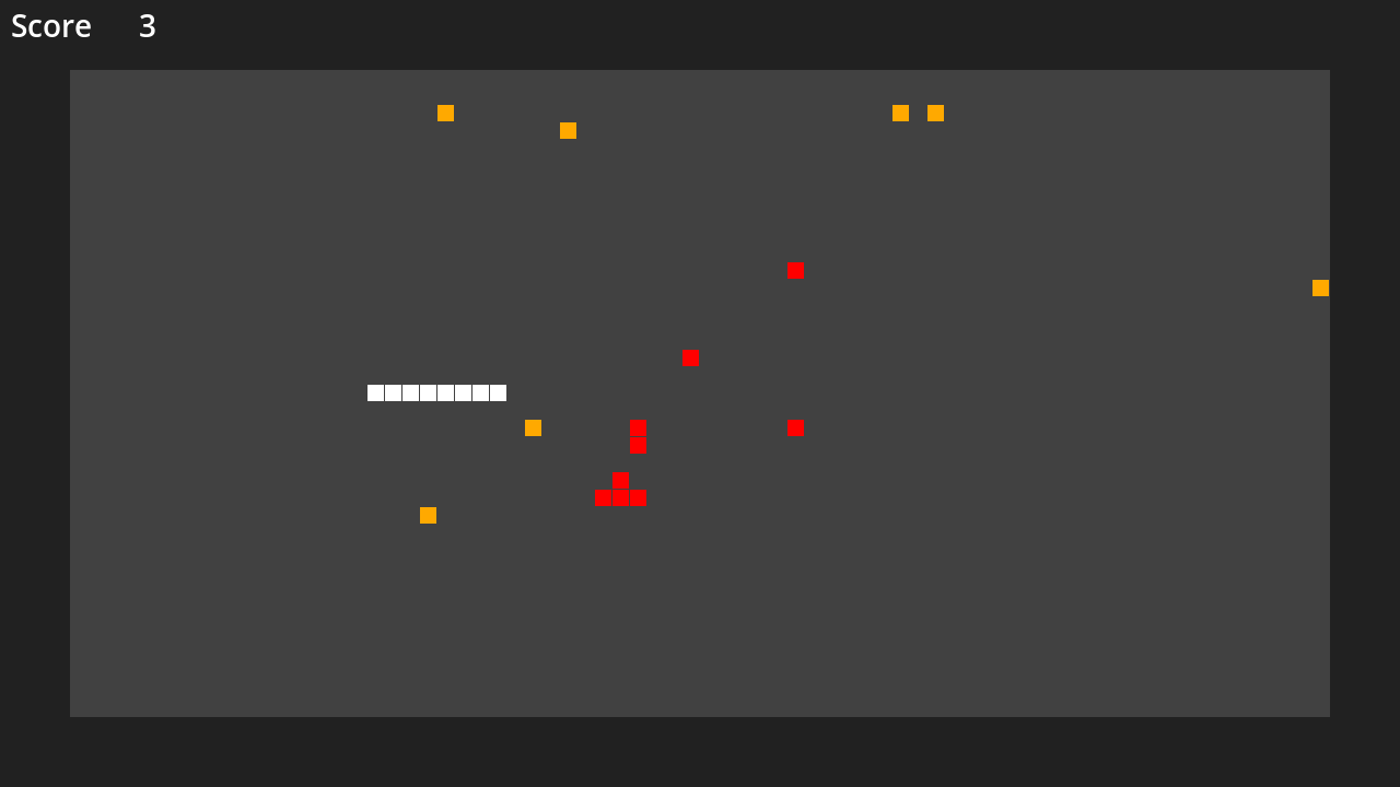 Thumbnail for Snake remake in Godot 4: October 2023 progress